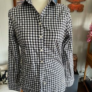 Banana Republic Gingham Blouse